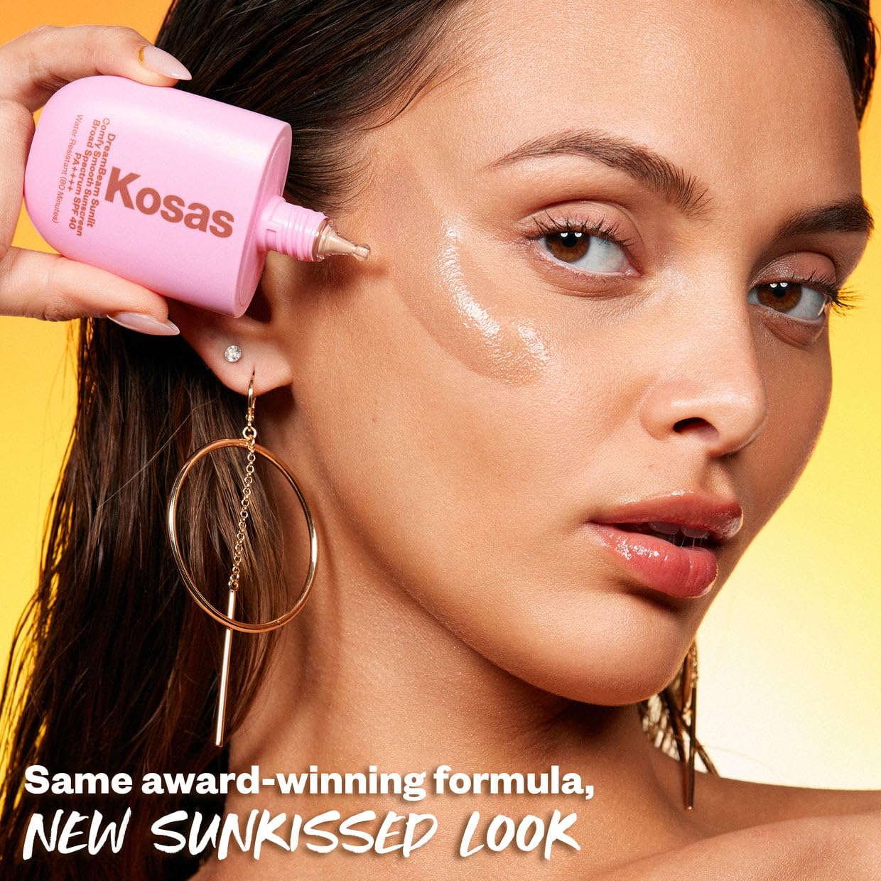 Kosas DreamBeam SPF 40 Mineral Sunscreen for Face + Makeup Prep – Lightweight Hydrating Sun Protection, 40 ml - dailyvitalstore