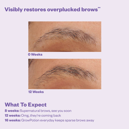 Kosas Grow Potion: Fluffy Brow and Lash Boosting Serum. Eyebrow and Eyelash Enhancing Serum - dailyvitalstore