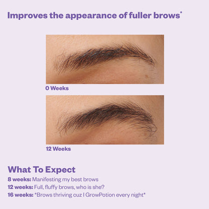 Kosas Grow Potion: Fluffy Brow and Lash Boosting Serum. Eyebrow and Eyelash Enhancing Serum - dailyvitalstore