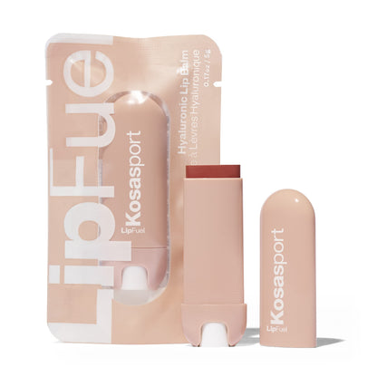 Kosas Lipfuel Hyaluronic Active Sport Lip Balm - Hydrates, Energizes and Protects - Natural Lip Treatment and Care (Flow) - dailyvitalstore
