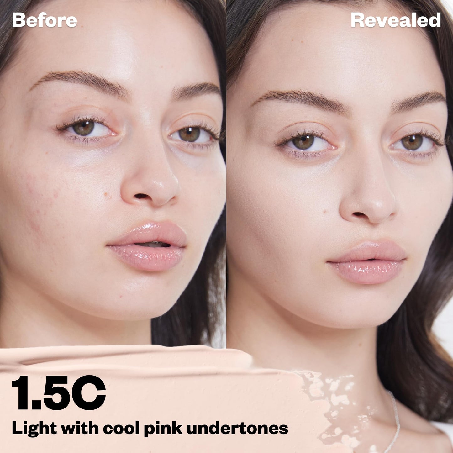 Kosas Mini Revealer Concealer - Medium Coverage Makeup, Conceals Dark Circles Under the Eyes, Dark Spots and Blemishes (Tone 1.5) - dailyvitalstore
