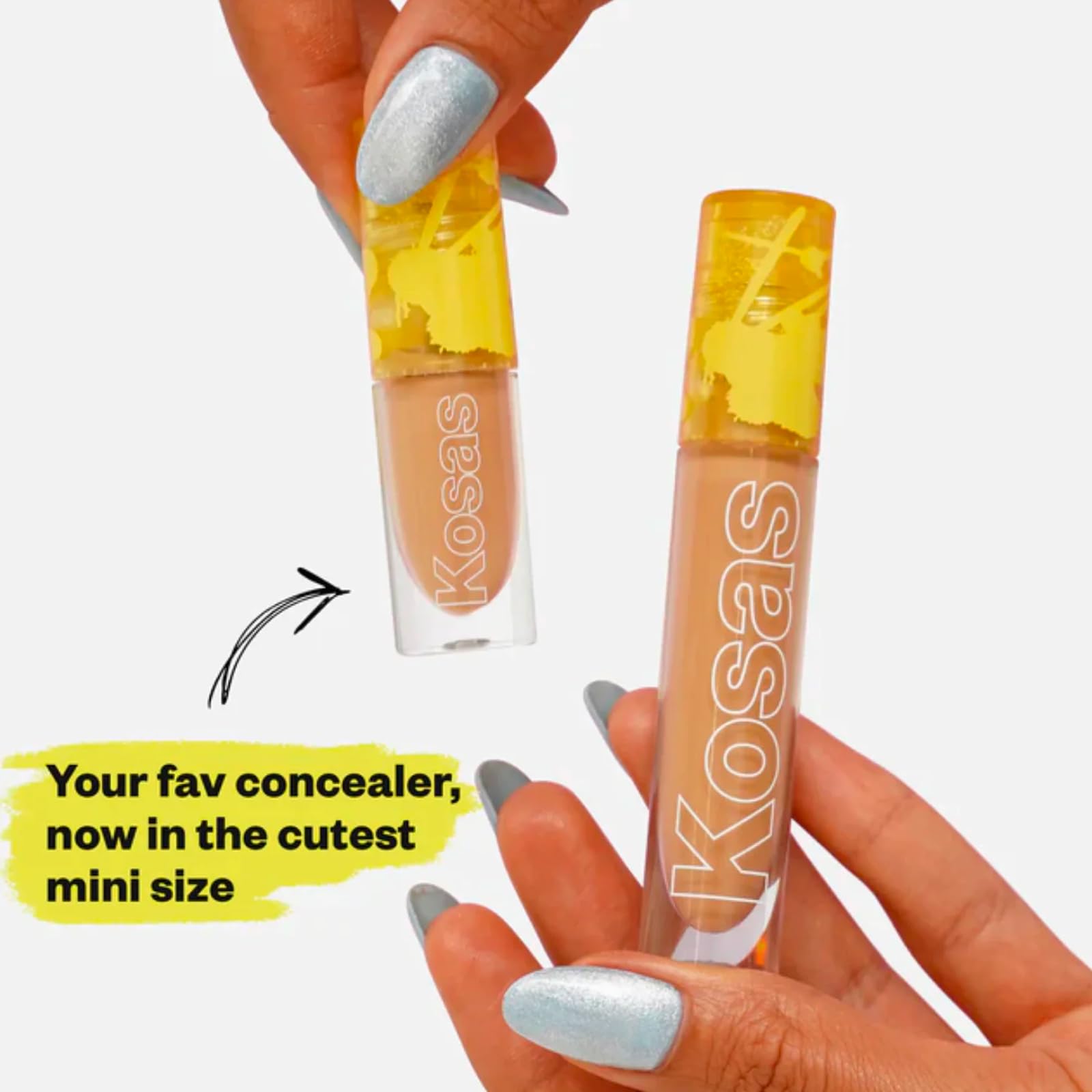Kosas Mini Revealer Concealer - Medium Coverage Makeup, Conceals Dark Circles Under the Eyes, Dark Spots and Blemishes (Tone 1.5) - dailyvitalstore