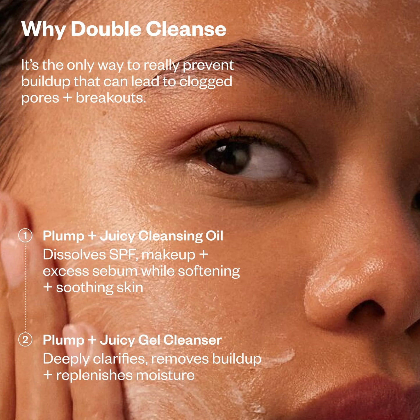 Kosas Plump + Juicy Comfy Clean Gel Cleanser –Hydrating Face Wash for All Skin Types, Deep Clean & Moisturize, Soap & Sulfate Free, with Hyaluronic Acid, Panthenol & Beta Glucan - dailyvitalstore