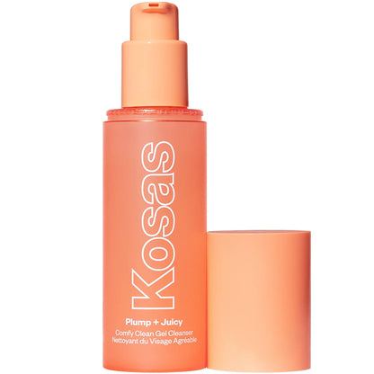 Kosas Plump + Juicy Comfy Clean Gel Cleanser –Hydrating Face Wash for All Skin Types, Deep Clean & Moisturize, Soap & Sulfate Free, with Hyaluronic Acid, Panthenol & Beta Glucan - dailyvitalstore