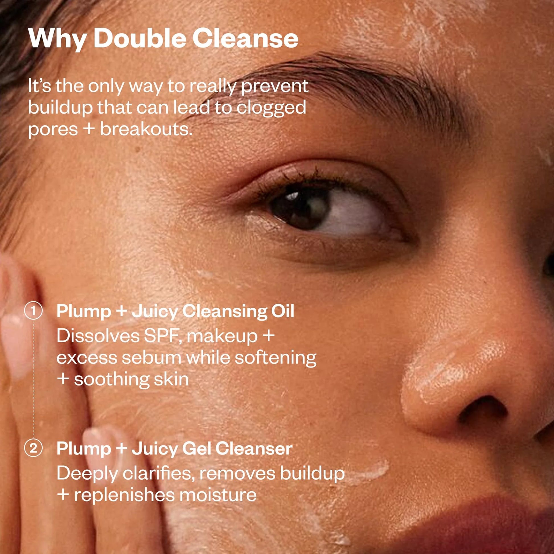 Kosas Plump + Juicy Cushiony Calm Botanical Cleansing Oil – Hydrating Makeup Remover for Sensitive Skin, Non-Greasy Oil Cleanser with Ceramides & Squalane for Soft, Soothed Skin - dailyvitalstore