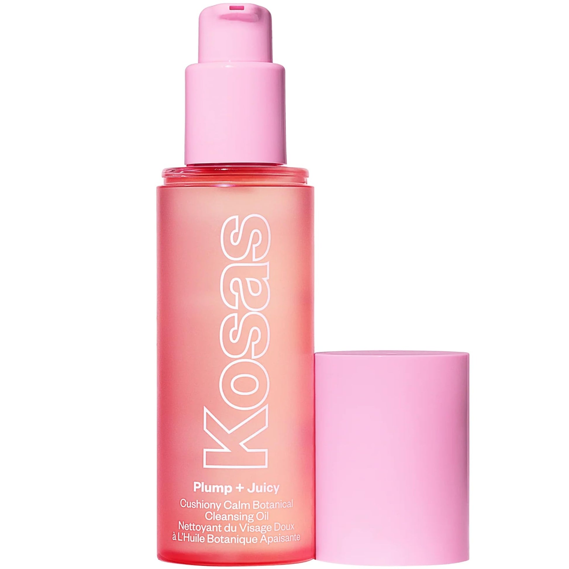Kosas Plump + Juicy Cushiony Calm Botanical Cleansing Oil – Hydrating Makeup Remover for Sensitive Skin, Non-Greasy Oil Cleanser with Ceramides & Squalane for Soft, Soothed Skin - dailyvitalstore