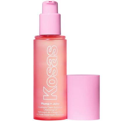 Kosas Plump + Juicy Cushiony Calm Botanical Cleansing Oil – Hydrating Makeup Remover for Sensitive Skin, Non-Greasy Oil Cleanser with Ceramides & Squalane for Soft, Soothed Skin - dailyvitalstore
