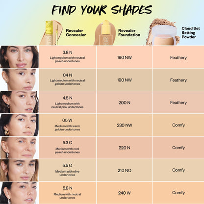 Kosas Revealer Concealer – Medium Coverage Hydrating Under Eye & Face Concealer with Hyaluronic Acid, Tone 04 N - dailyvitalstore