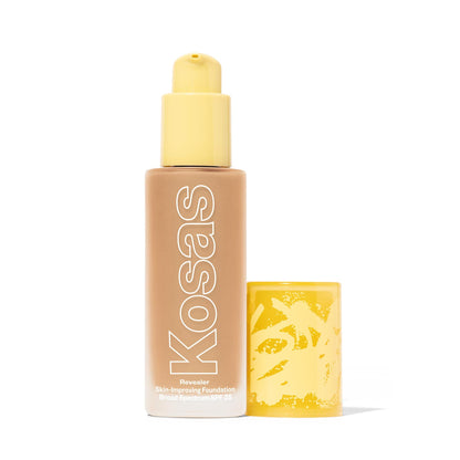 Kosas Revealer Liquid Foundation SPF 25 – Medium Buildable Coverage, Hydrating Natural Glow Finish, Light Medium Neutral 200 - dailyvitalstore