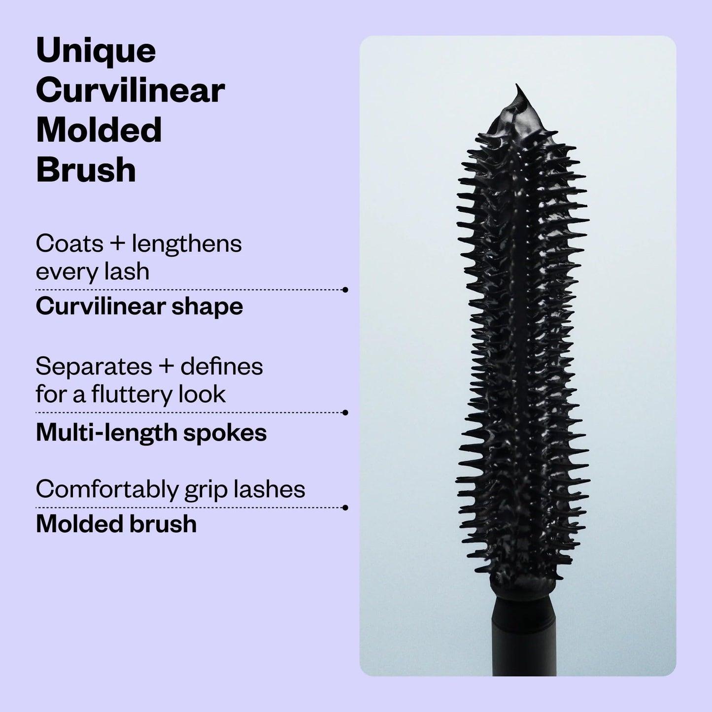 Kosas Soulgazer Lengthening + Lifting Peptide Mascara – Smudge-Proof, Clump-Free Mascara + Lash Serum 2-in-1 for Long, Defined Lashes – Curvilinear Molded Brush, Vegan, Sensitive-Eye Safe - dailyvitalstore
