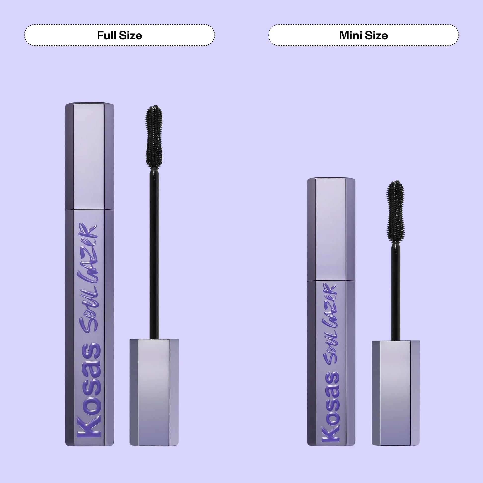 Kosas Soulgazer Lengthening + Lifting Peptide Mascara – Smudge-Proof, Clump-Free Mascara + Lash Serum 2-in-1 for Long, Defined Lashes – Curvilinear Molded Brush, Vegan, Sensitive-Eye Safe - dailyvitalstore