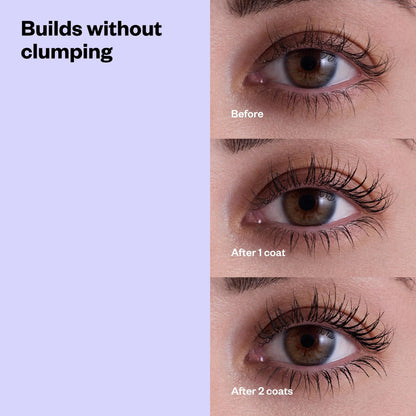 Kosas Soulgazer Lengthening + Lifting Peptide Mascara – Smudge-Proof, Clump-Free Mascara + Lash Serum 2-in-1 for Long, Defined Lashes – Curvilinear Molded Brush, Vegan, Sensitive-Eye Safe - dailyvitalstore
