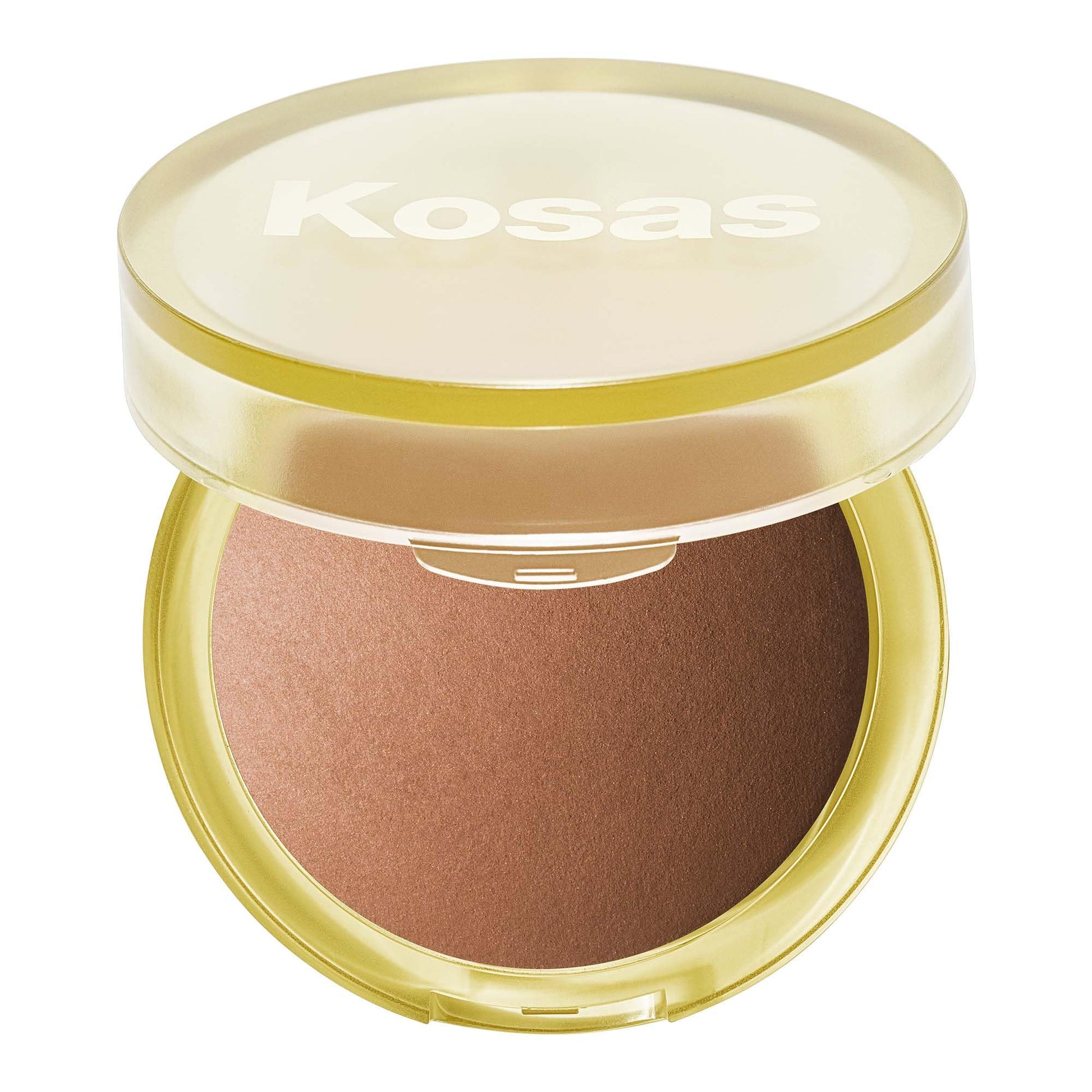 Kosas Sun Show Glowy Warmth Baked Bronzer - Contouring Powder for Cheekbones, Nose & Jawline - Enriched with Concentrated Fatty Acids - Talc-Free, Vegan & Hypoallergenic - Escape - dailyvitalstore