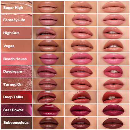 Kosas Weightless Lip Color Nourishing Satin Lipstick - High Impact Lip Color with Clean Formula - Comfy Feel & Soft Finish - Turned On - dailyvitalstore