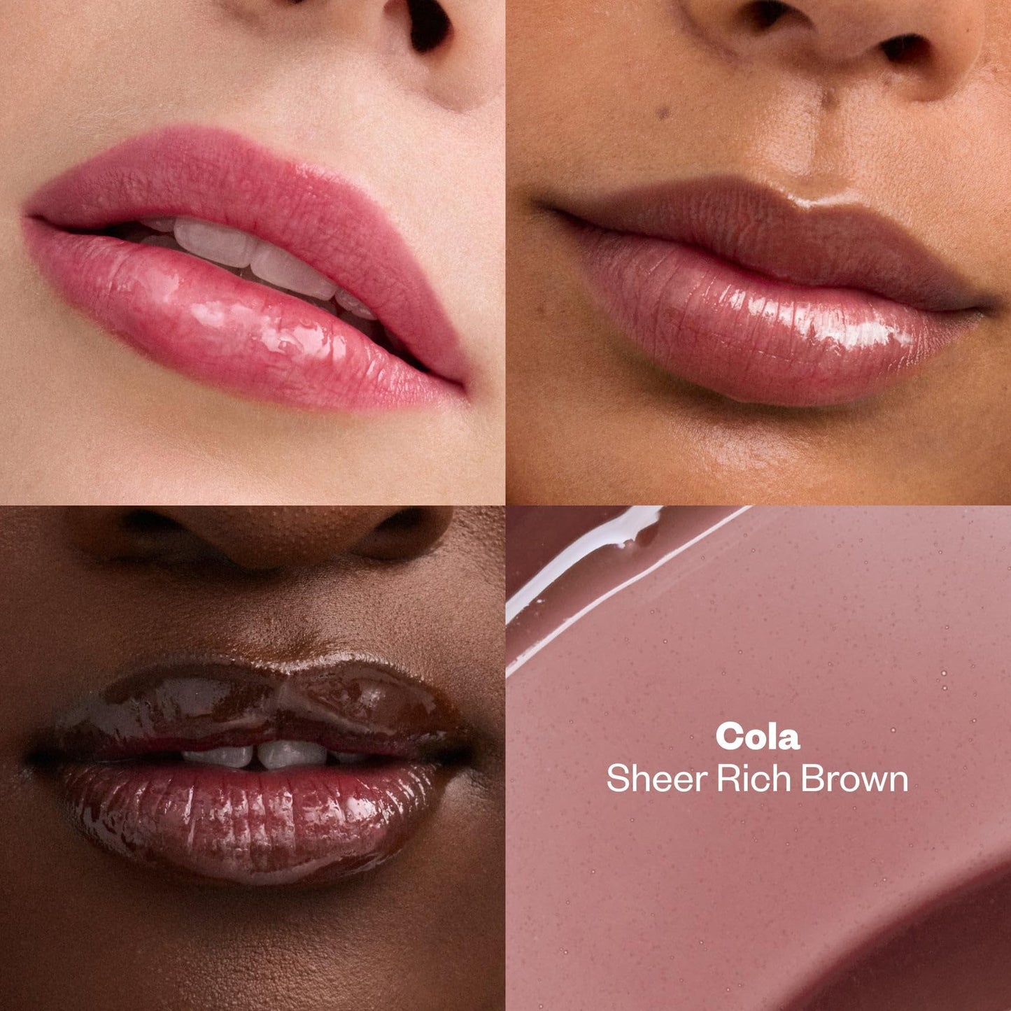 Kosas Wet Lip Oil Gloss – Plumping Peptide Lip Treatment Gloss in Sheer Rich Brown, Hydrating with Hyaluronic Acid, Peptides & Plant Oils, Non-Sticky, Vegan, Clean Beauty Lip Gloss (Cola) 0.15 oz - dailyvitalstore
