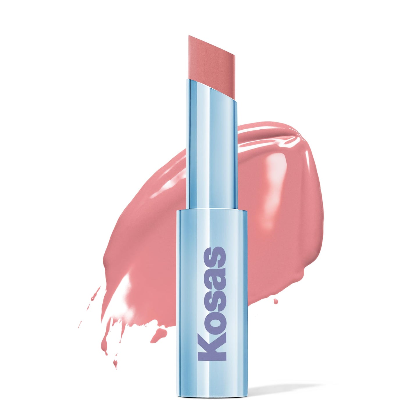 Kosas Wet Stick Moisturizing Shiny Sheer Lipstick with Ceramides, Hyaluronic acid, Peptides and Mango Butter - Soothes, Softens, and Moisturizes Lips – Malibu - dailyvitalstore