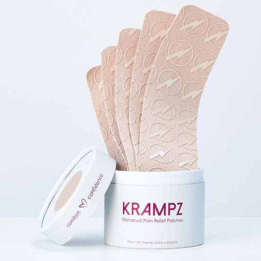 Krampz Menstrual Pain Relief Patches, Period Wellness, and Discomfort Support for Women, Style 118 - dailyvitalstore