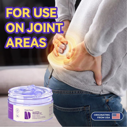 Kreain Nature 2 PCS Joint Gel Purple Soothing Massage Gel Soothes Knees, Lumbar, Neck, Back, Shoulders, Hands, and Feet, 1.76 oz - dailyvitalstore