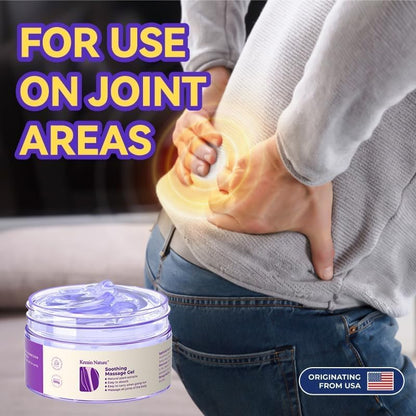 Kreain Nature 2 PCS Joint Gel Purple Soothing Massage Gel Soothes Knees, Lumbar, Neck, Back, Shoulders, Hands, and Feet, 1.76 oz - dailyvitalstore