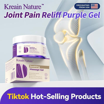 Kreain Nature 2 PCS Joint Gel Purple Soothing Massage Gel Soothes Knees, Lumbar, Neck, Back, Shoulders, Hands, and Feet, 1.76 oz - dailyvitalstore