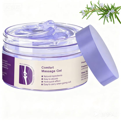 Kresin Joint Comfort Purple Gel, Kresin Joint Comfort Massage Gel, Soothes Discomfort for Neck, Back, Knees, Lumbar, and Feet, Absorb Quickly and Non-Greasy, 1.76 OZ, Violet - dailyvitalstore