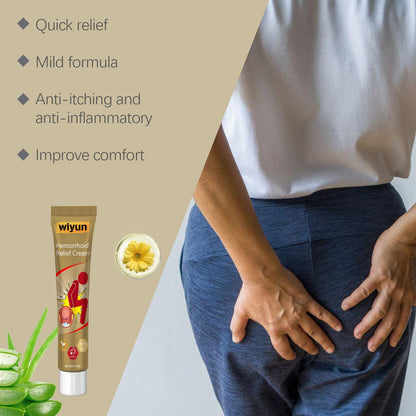 KUNLEN Herbal Hemorrhoids Cream, Chinese Hemorrhoid Creams, Body Care Cream for Men and Women (3pcs) - dailyvitalstore