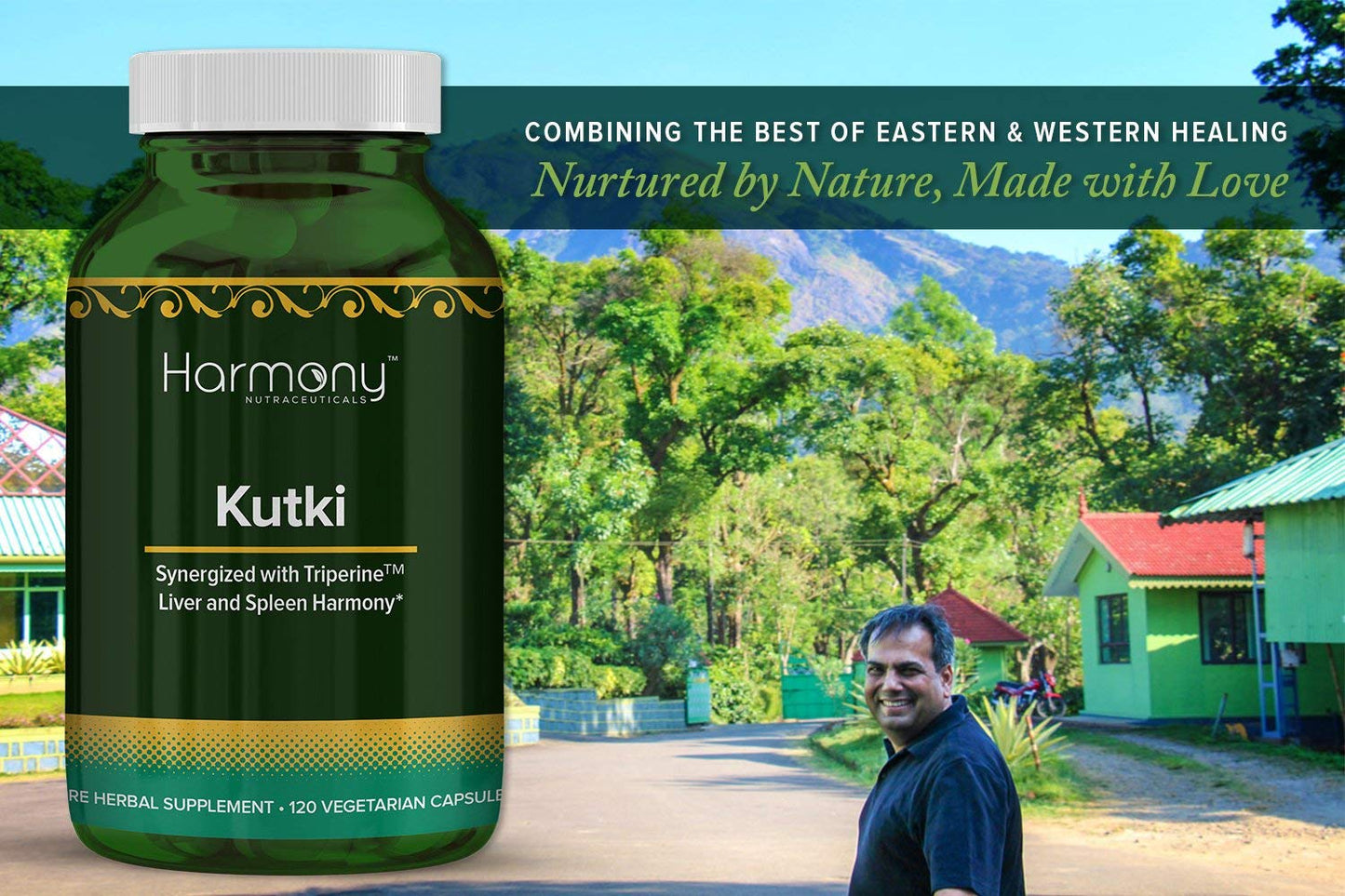 Kutki Supreme - Harmony Nutraceuticals Ayurvedic Medicine for Healthy Skin, Immune and Respiratory Systems - 120 Vegan Organic Capsules - dailyvitalstore