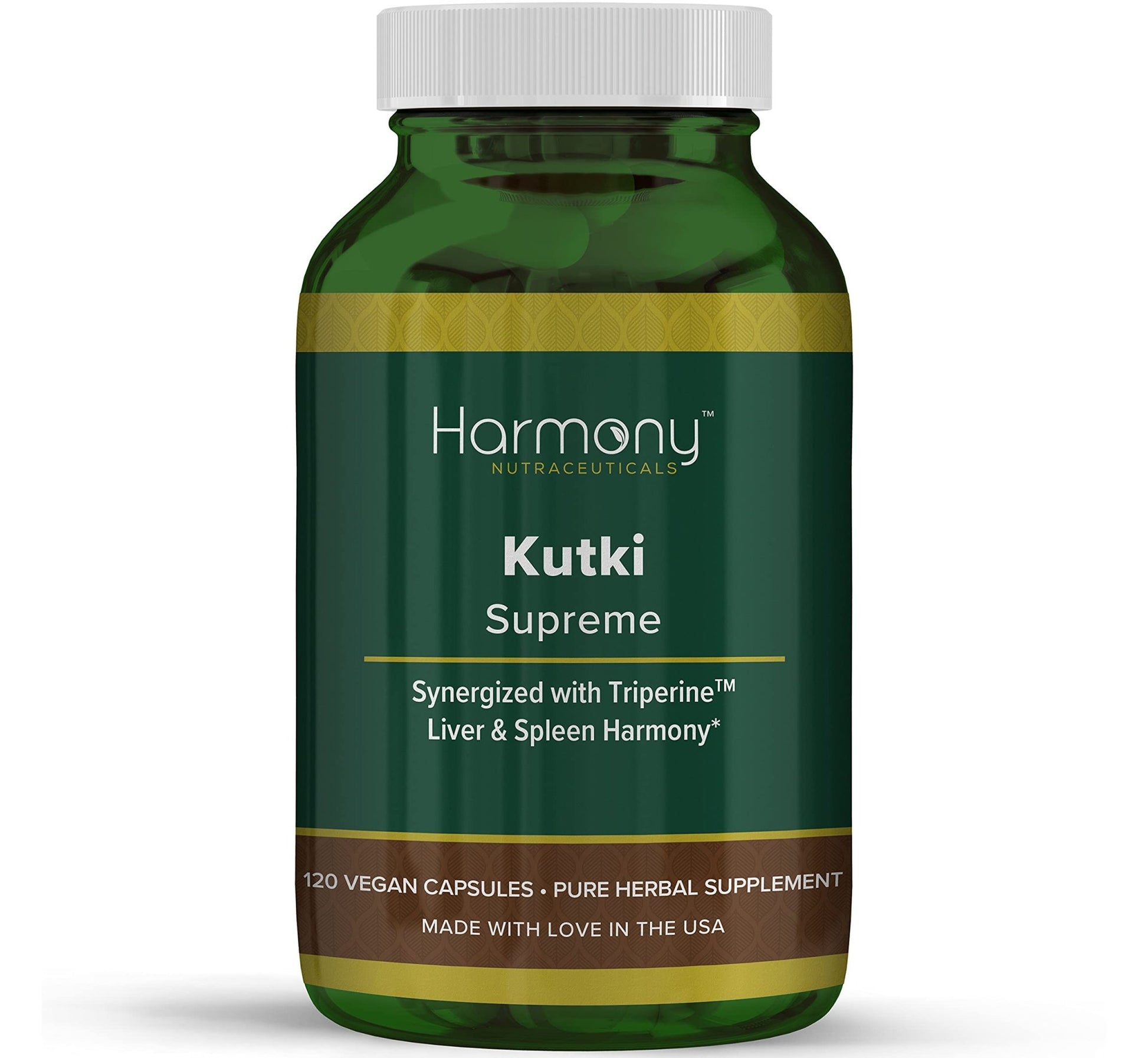 Kutki Supreme - Harmony Nutraceuticals Ayurvedic Medicine for Healthy Skin, Immune and Respiratory Systems - 120 Vegan Organic Capsules - dailyvitalstore