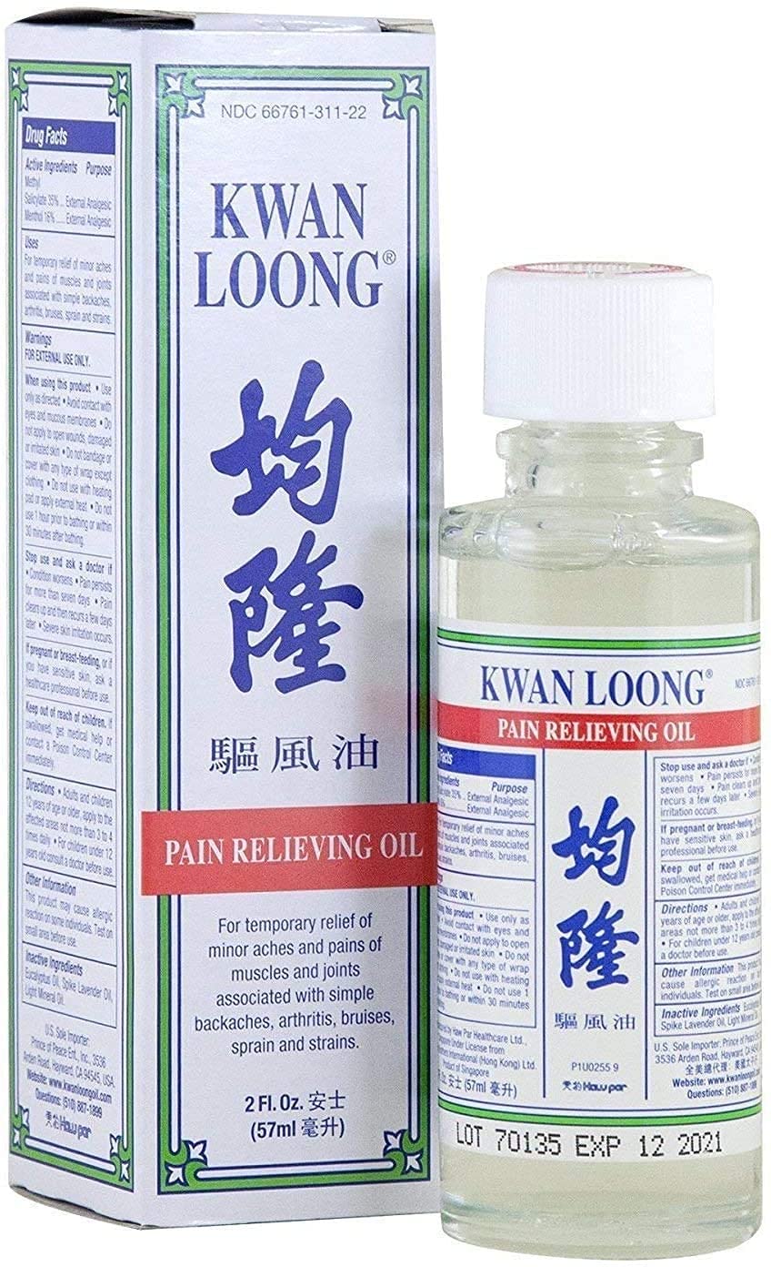 Kwan Loong Pain Relieving Aromatic Oil (2 fl oz) - dailyvitalstore