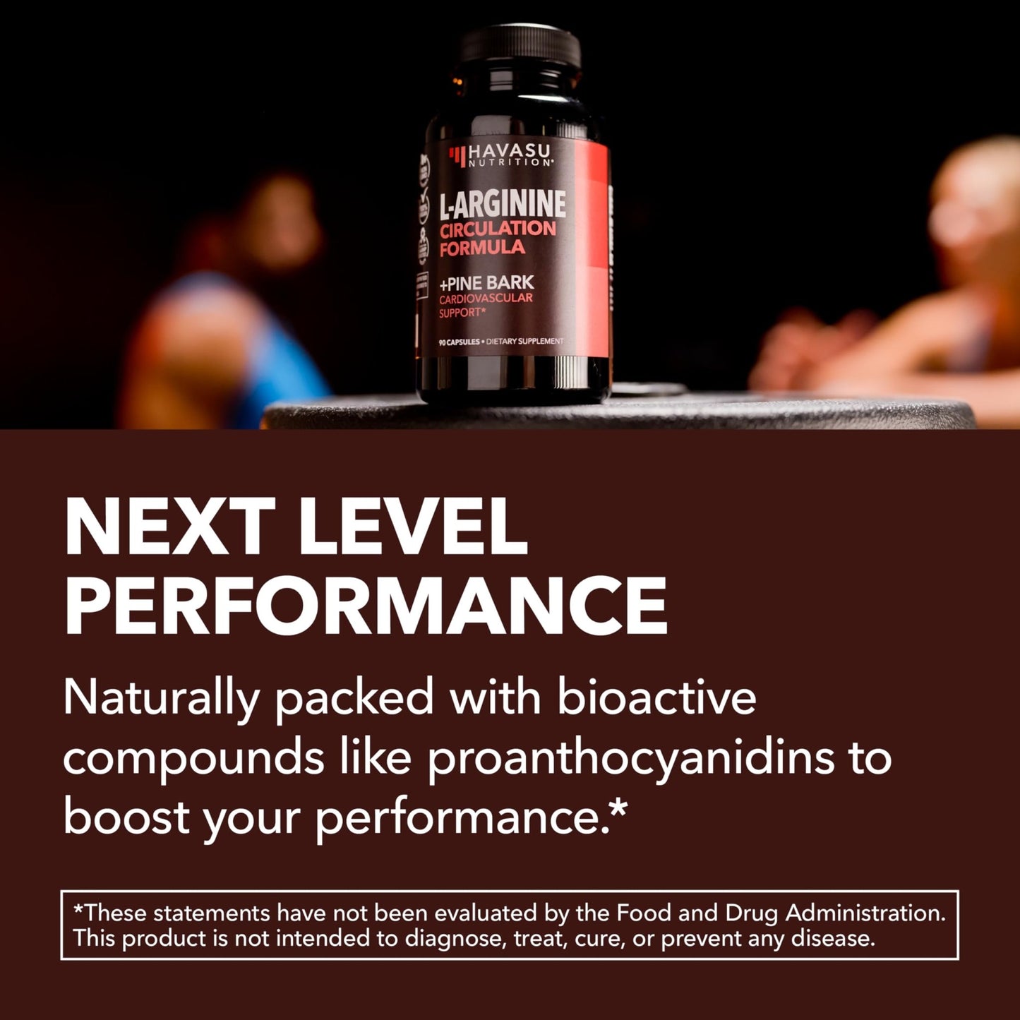 L-Arginine 1800mg and Pine Bark Extract 100mg - Nitric Oxide Supplement for Men - Performance Supplement for Men's Health - 90 Count - Endurance, Recovery Support - dailyvitalstore