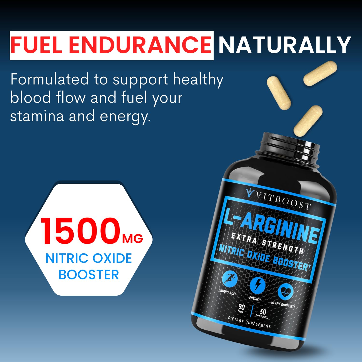 L Arginine Capsules with L-Citrulline 1500mg - Nitric Oxide Booster for Stamina, Muscle, Energy & Vascularity - L-Arginine and Essential Amino Supplement for Extra Strength - dailyvitalstore