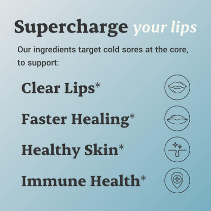 L-Lysine Cold Sore Treatment For Lips With Immune Support - L Lysine 1000mg Capsules, Chaga, Bee Propolis, Vitamin C, Zinc & Licorice Root Extract - Non-GMO, Vegetarian, - dailyvitalstore