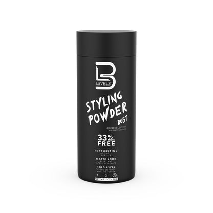 L3 Level 3 Styling Powder - Natural Look Mens Powder - Easy to Apply with No Oil or Greasy Residue (Small - 30 Grams) - dailyvitalstore