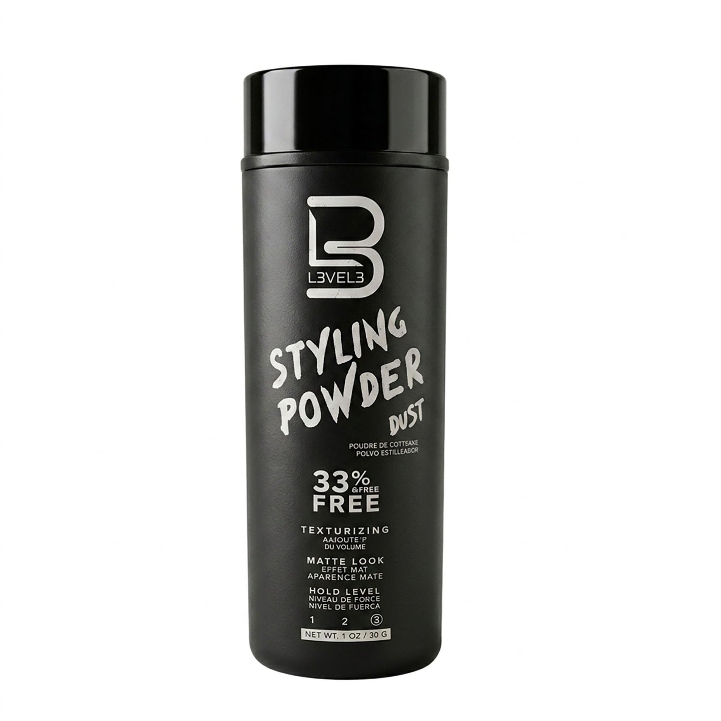 L3 Level 3 Styling Powder - Natural Look Mens Powder - Easy to Apply with No Oil or Greasy Residue (Small - 30 Grams) - dailyvitalstore