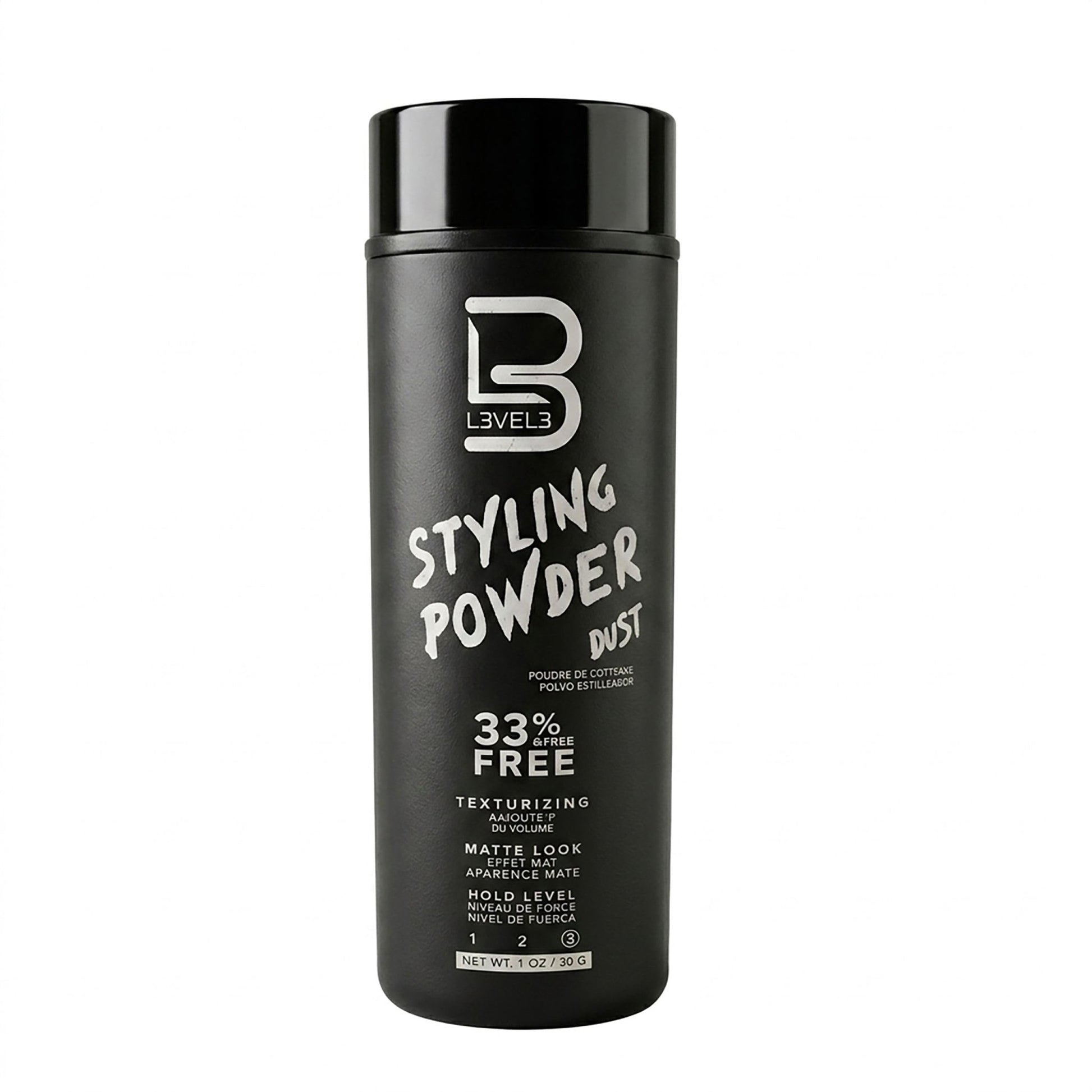 L3 Level 3 Styling Powder - Natural Look Mens Powder - Easy to Apply with No Oil or Greasy Residue (Small - 30 Grams) - dailyvitalstore