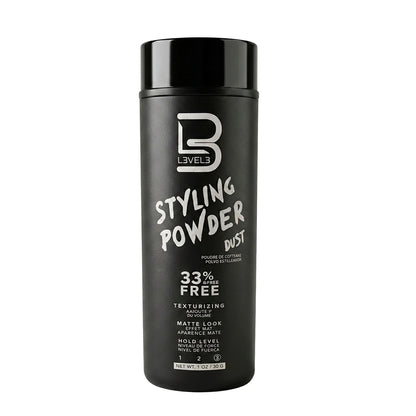 L3 Level 3 Styling Powder - Natural Look Mens Powder - Easy to Apply with No Oil or Greasy Residue (Small - 30 Grams) - dailyvitalstore