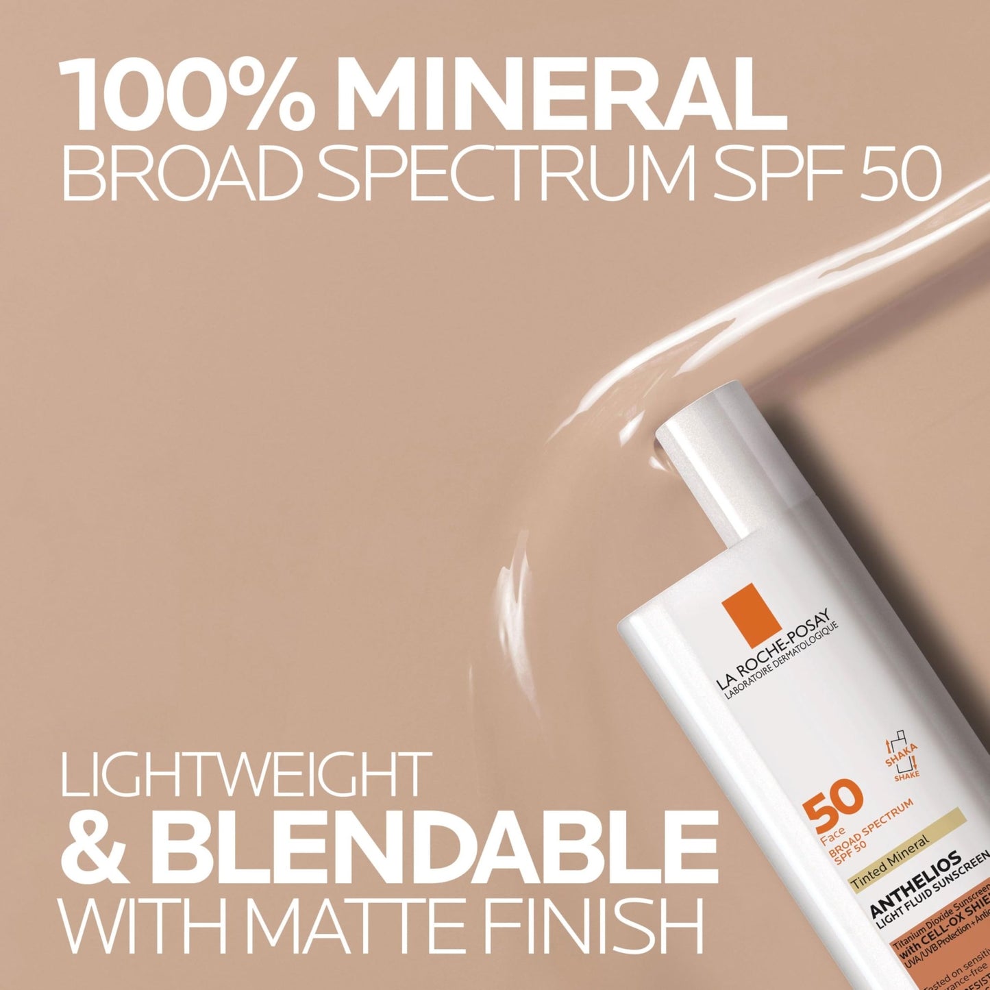 La Roche Posay Anthelios 50 Mineral Tinted Ultra Light Sunscreen Fluid 50ml/1.7oz (Pack of 2) - dailyvitalstore