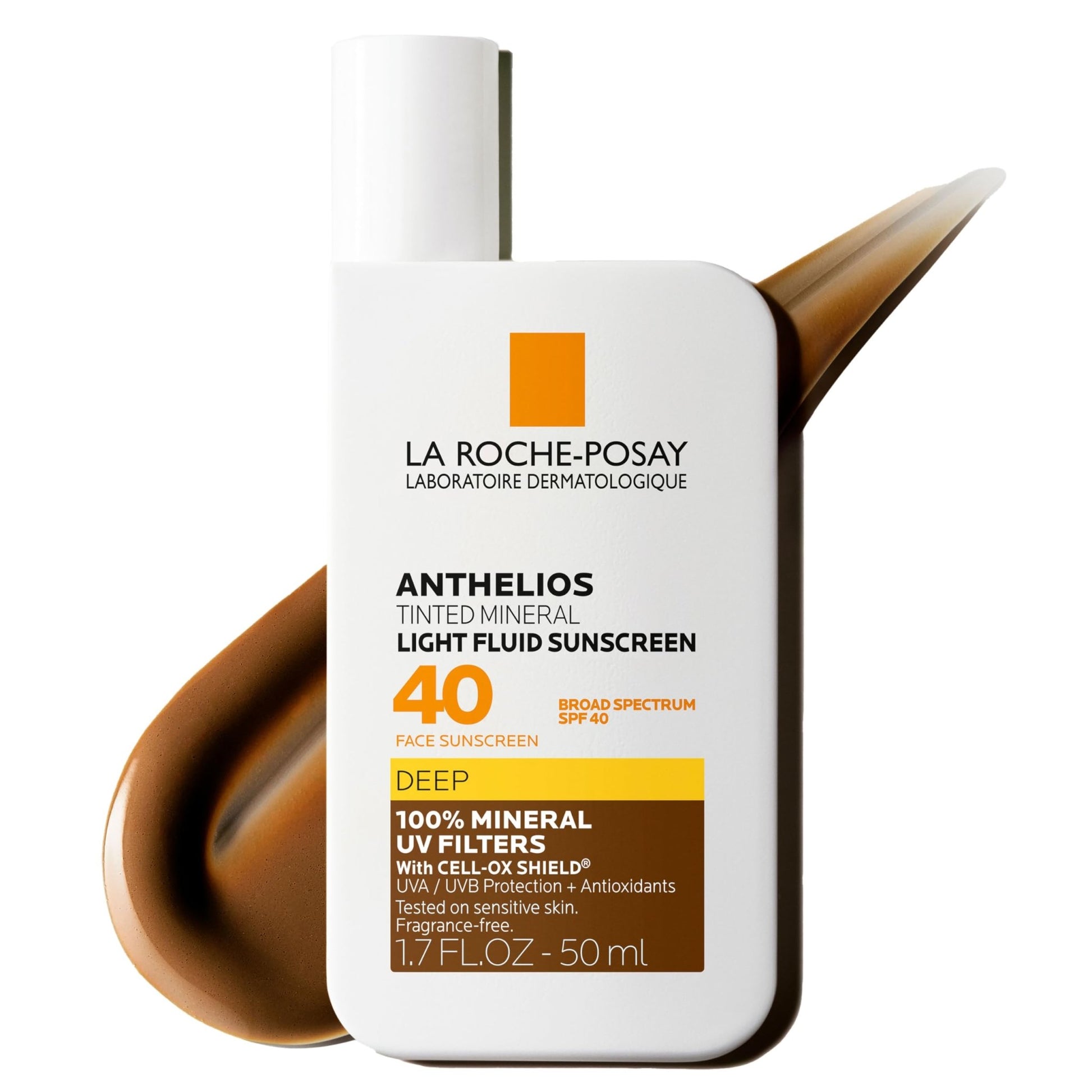 La Roche-Posay Anthelios Tinted Sunscreen SPF 40, Broad Spectrum SPF + Antioxidants, Titanium Dioxide & Zinc Oxide Sunscreen, 4 Flexible Shades With No White Cast - dailyvitalstore