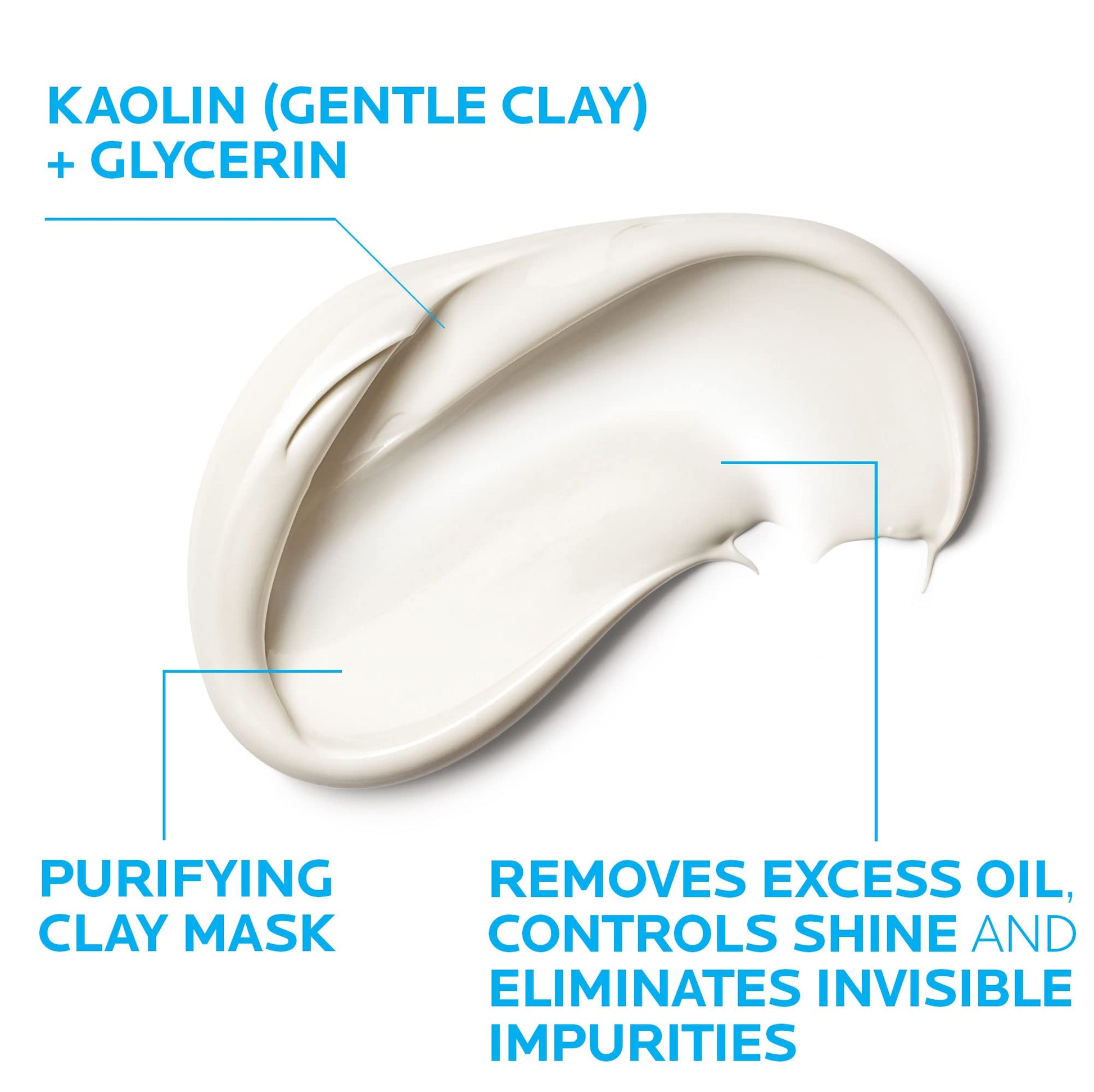 La Roche-Posay Effaclar Clarifying Clay Face Mask for Oily Skin, Unclogs Pores and Controls Shine Without Over-Drying, Packaging May Vary - dailyvitalstore