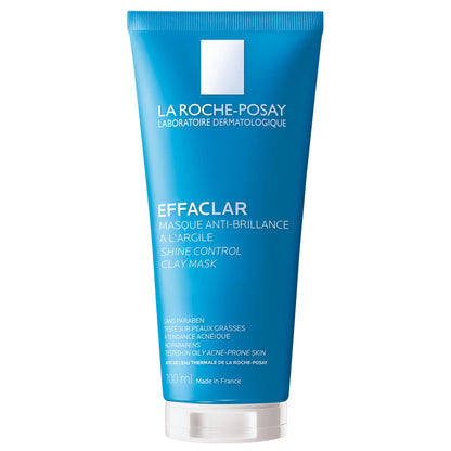 La Roche-Posay Effaclar Clarifying Clay Face Mask for Oily Skin, Unclogs Pores and Controls Shine Without Over-Drying, Packaging May Vary - dailyvitalstore