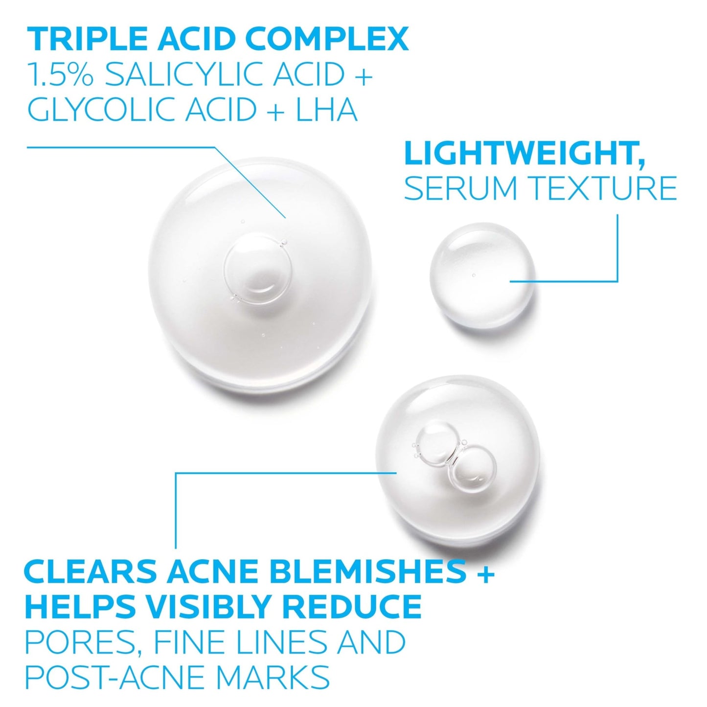 La Roche-Posay Effaclar Salicylic Acid Treatment to Minimize Pores, Clear Acne Blemishes and Post Acne Marks - dailyvitalstore