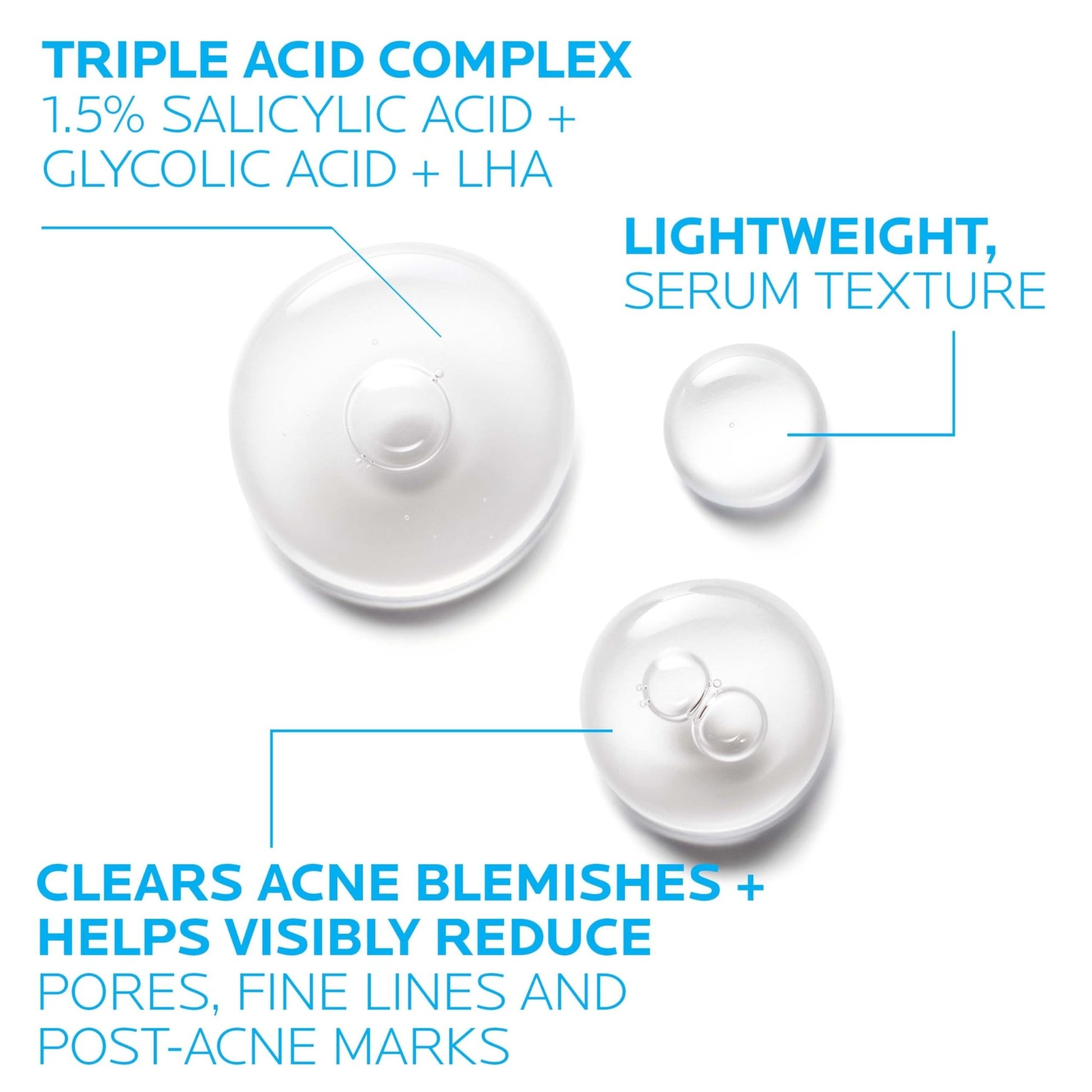 La Roche-Posay Effaclar Salicylic Acid Treatment to Minimize Pores, Clear Acne Blemishes and Post Acne Marks - dailyvitalstore