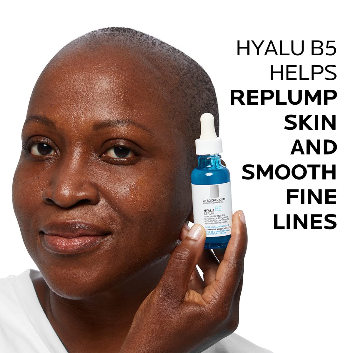 La Roche-Posay Hyalu B5 Pure Hyaluronic Acid Serum for Face, with Vitamin B5, Anti-Aging Serum for Fine Lines and Wrinkles, - dailyvitalstore