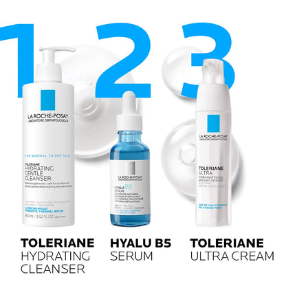 La Roche-Posay Hyalu B5 Pure Hyaluronic Acid Serum for Face, with Vitamin B5, Anti-Aging Serum for Fine Lines and Wrinkles, - dailyvitalstore