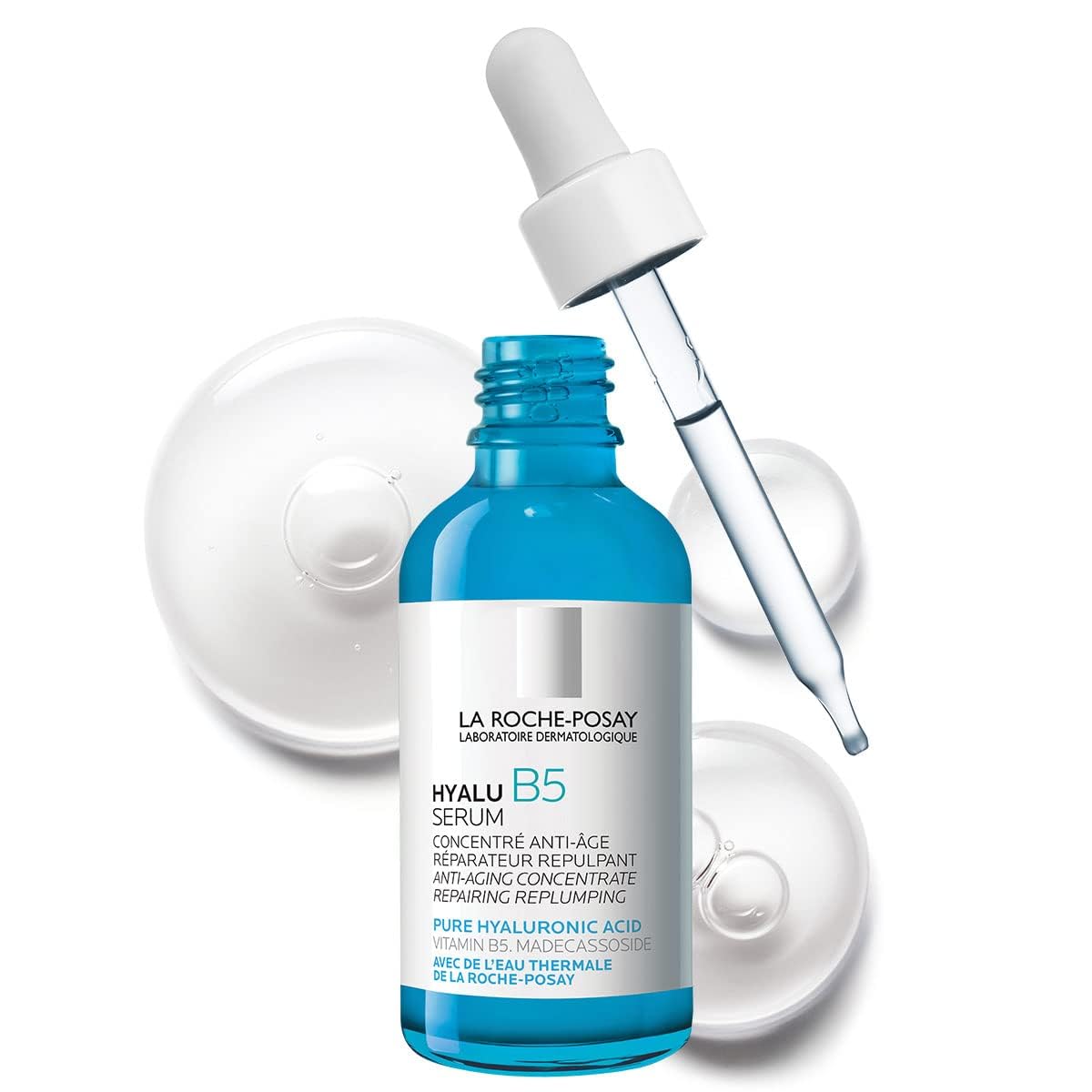 La Roche-Posay Hyalu B5 Pure Hyaluronic Acid Serum for Face, with Vitamin B5, Anti-Aging Serum for Fine Lines and Wrinkles, - dailyvitalstore