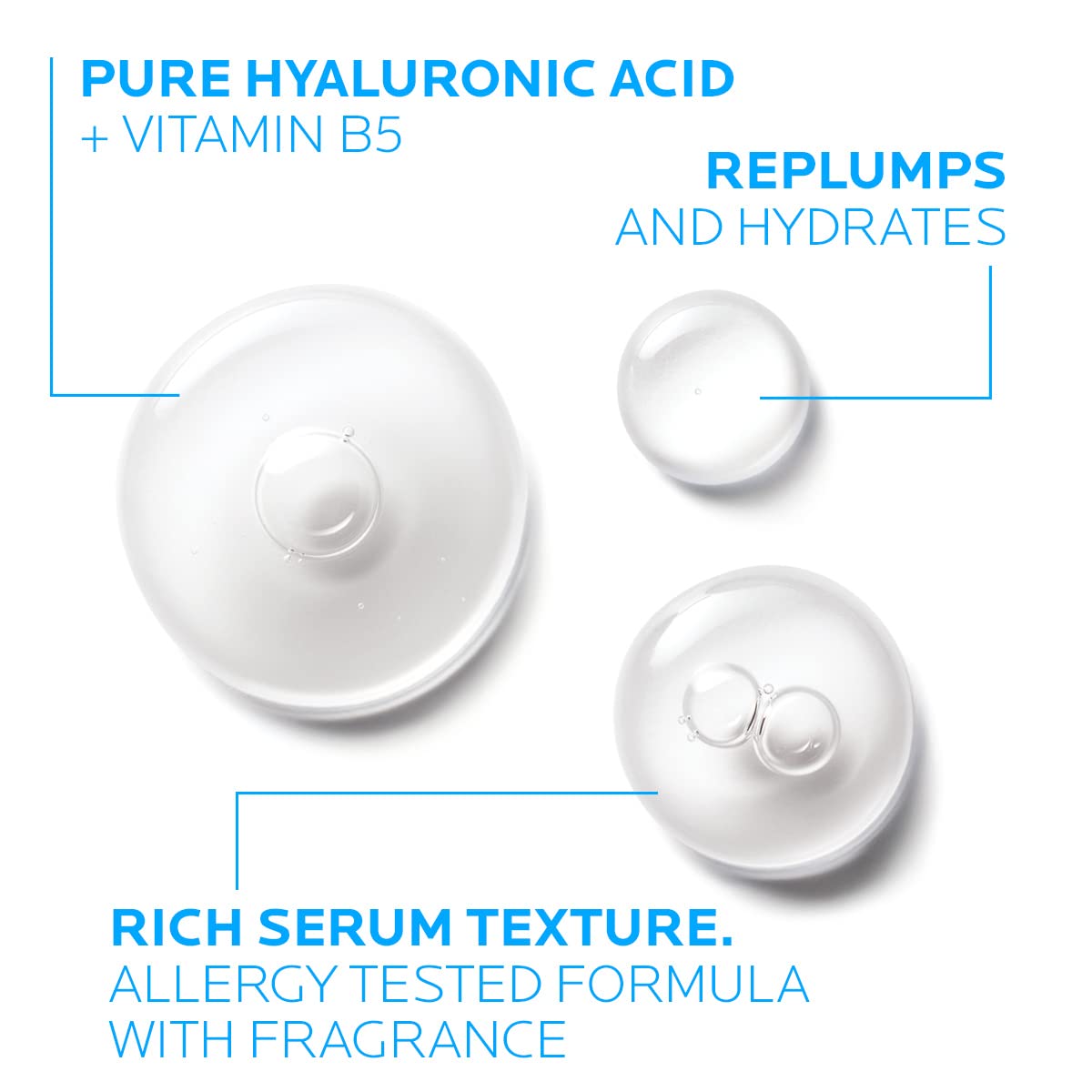 La Roche-Posay Hyalu B5 Pure Hyaluronic Acid Serum for Face, with Vitamin B5, Anti-Aging Serum for Fine Lines and Wrinkles, - dailyvitalstore