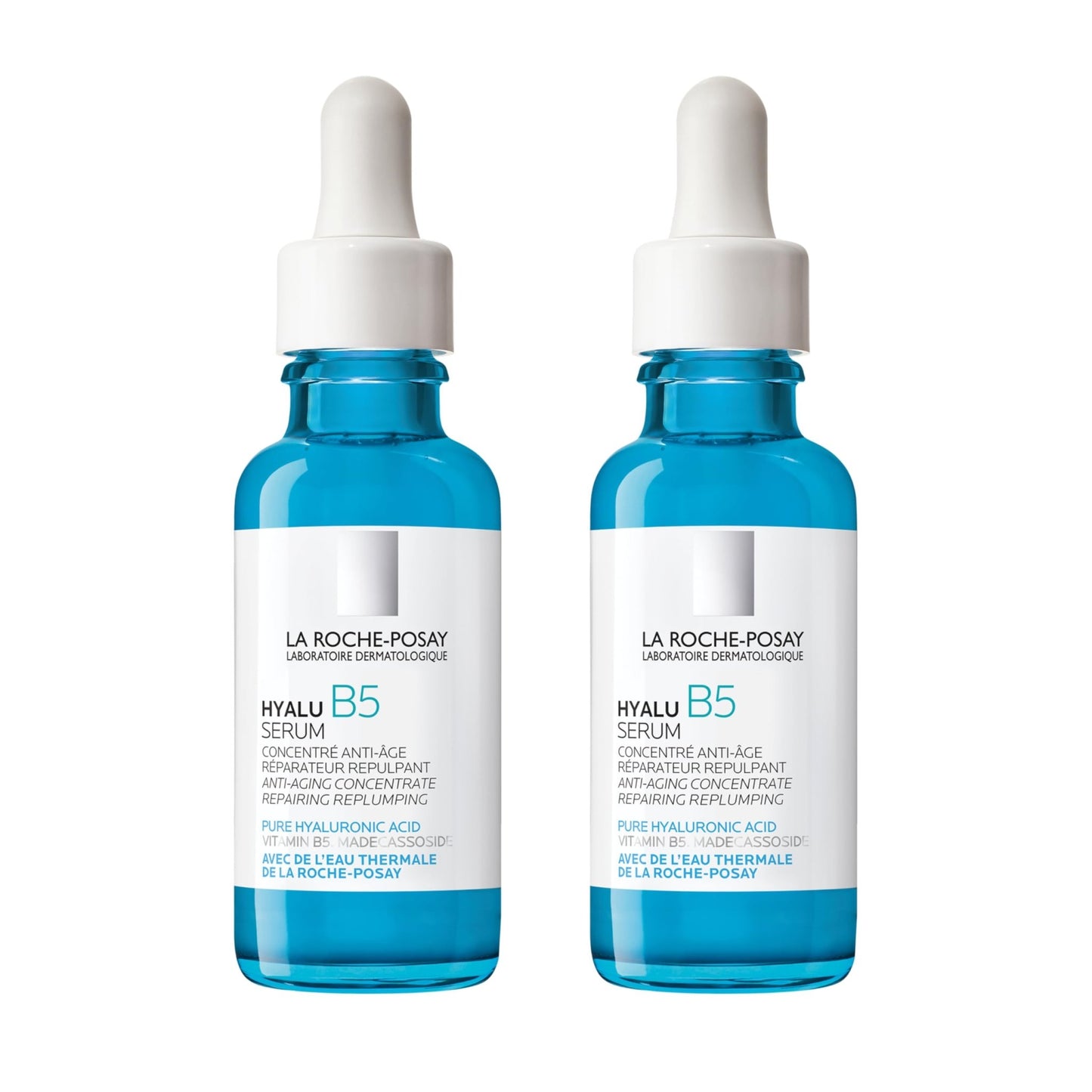 La Roche-Posay Hyalu B5 Suractivated Hyaluronic Acid Serum for Face, Vitamin B5 + Hyaluronic Acid + Glycerin, Hydrating Serum Visibly Plumps Skin, - dailyvitalstore