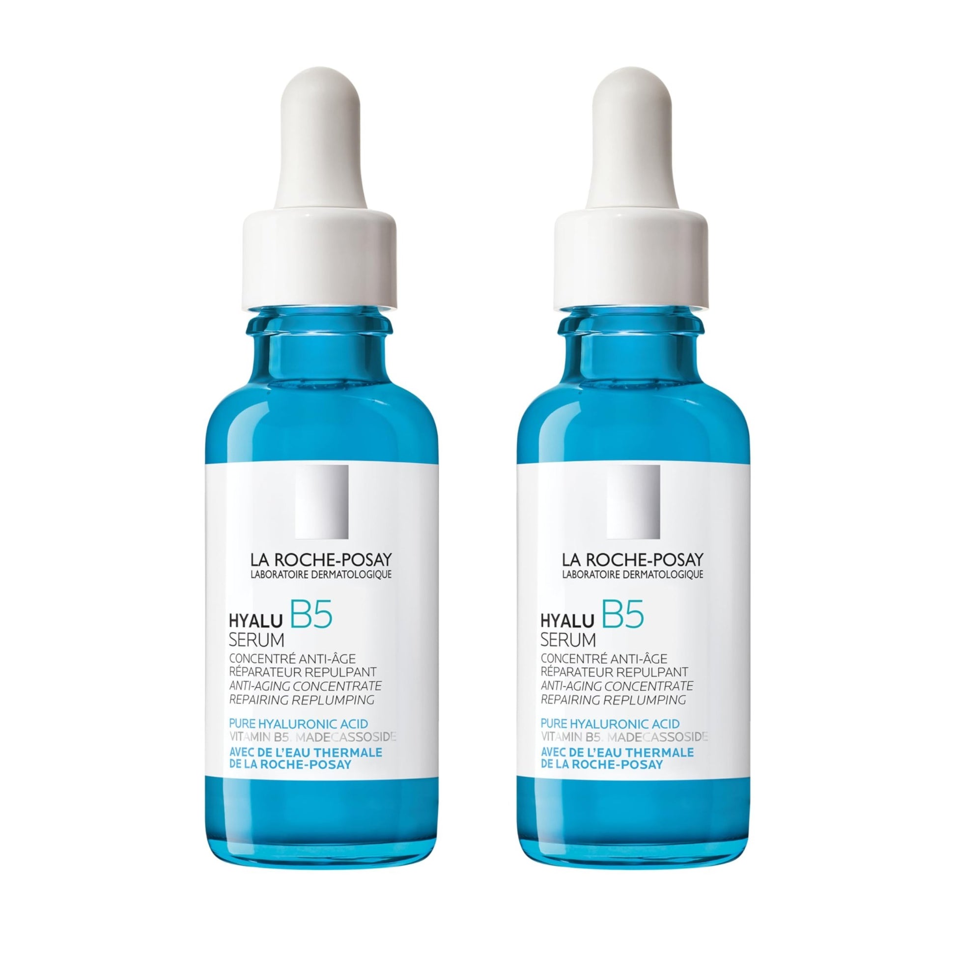 La Roche-Posay Hyalu B5 Suractivated Hyaluronic Acid Serum for Face, Vitamin B5 + Hyaluronic Acid + Glycerin, Hydrating Serum Visibly Plumps Skin, - dailyvitalstore