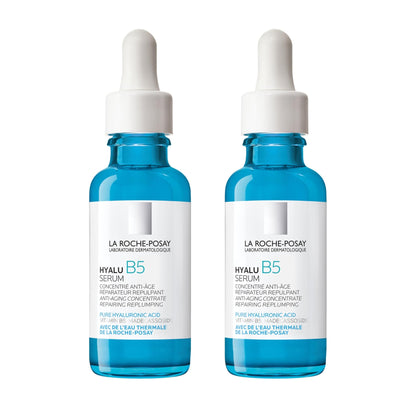 La Roche-Posay Hyalu B5 Suractivated Hyaluronic Acid Serum for Face, Vitamin B5 + Hyaluronic Acid + Glycerin, Hydrating Serum Visibly Plumps Skin, - dailyvitalstore