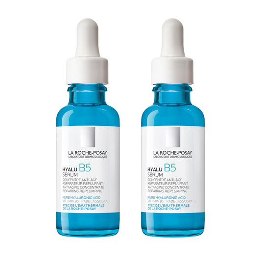La Roche-Posay Hyalu B5 Suractivated Hyaluronic Acid Serum for Face, Vitamin B5 + Hyaluronic Acid + Glycerin, Hydrating Serum Visibly Plumps Skin, - dailyvitalstore